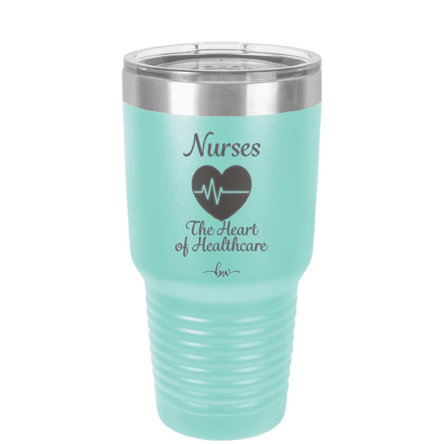 Nursing: The Heart of Healthcare - Laser Engraved Stainless Steel Drinkware - 1272 -
