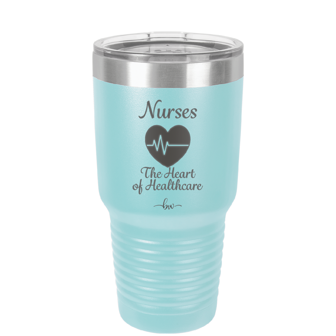 Nursing: The Heart of Healthcare - Laser Engraved Stainless Steel Drinkware - 1272 -