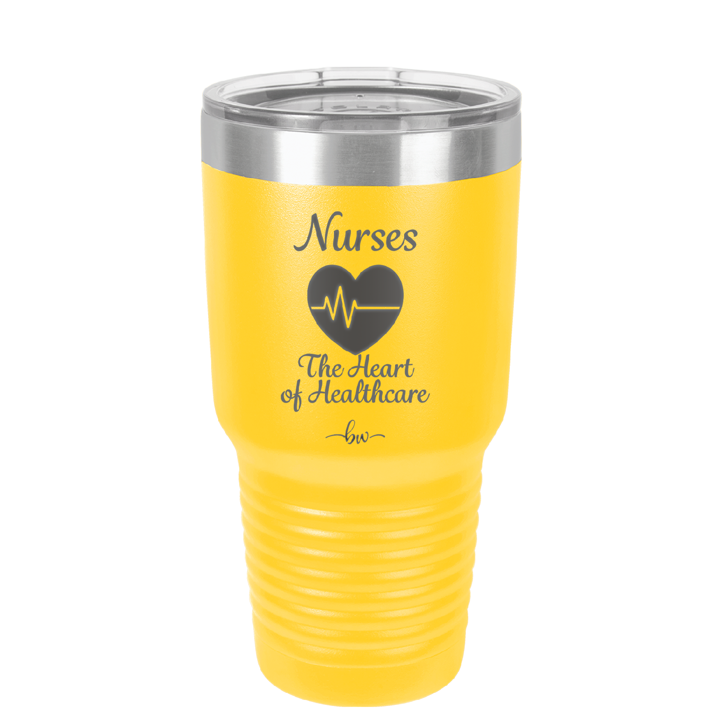 Nursing: The Heart of Healthcare - Laser Engraved Stainless Steel Drinkware - 1272 -