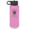 Nursing: The Heart of Healthcare - Laser Engraved Stainless Steel Drinkware - 1272 -