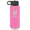 Nursing: The Heart of Healthcare - Laser Engraved Stainless Steel Drinkware - 1272 -