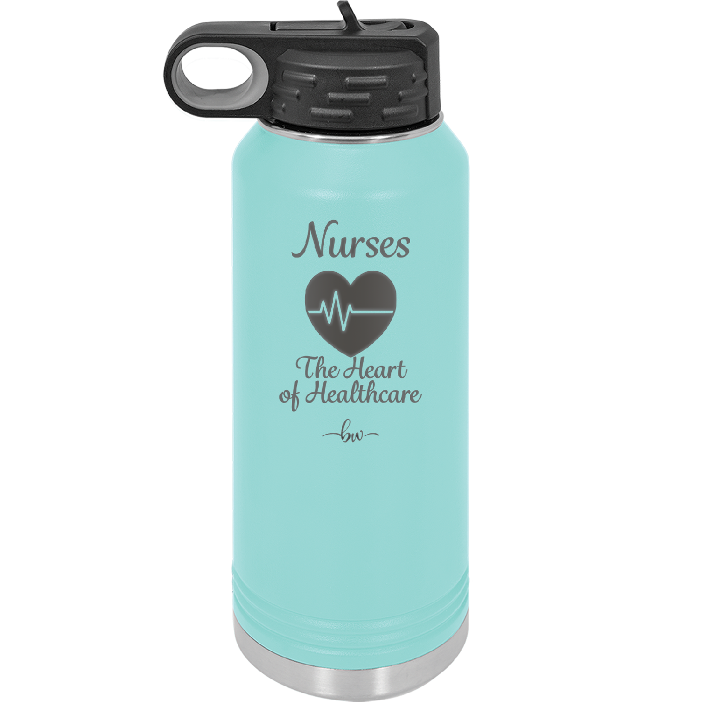 Nursing: The Heart of Healthcare - Laser Engraved Stainless Steel Drinkware - 1272 -