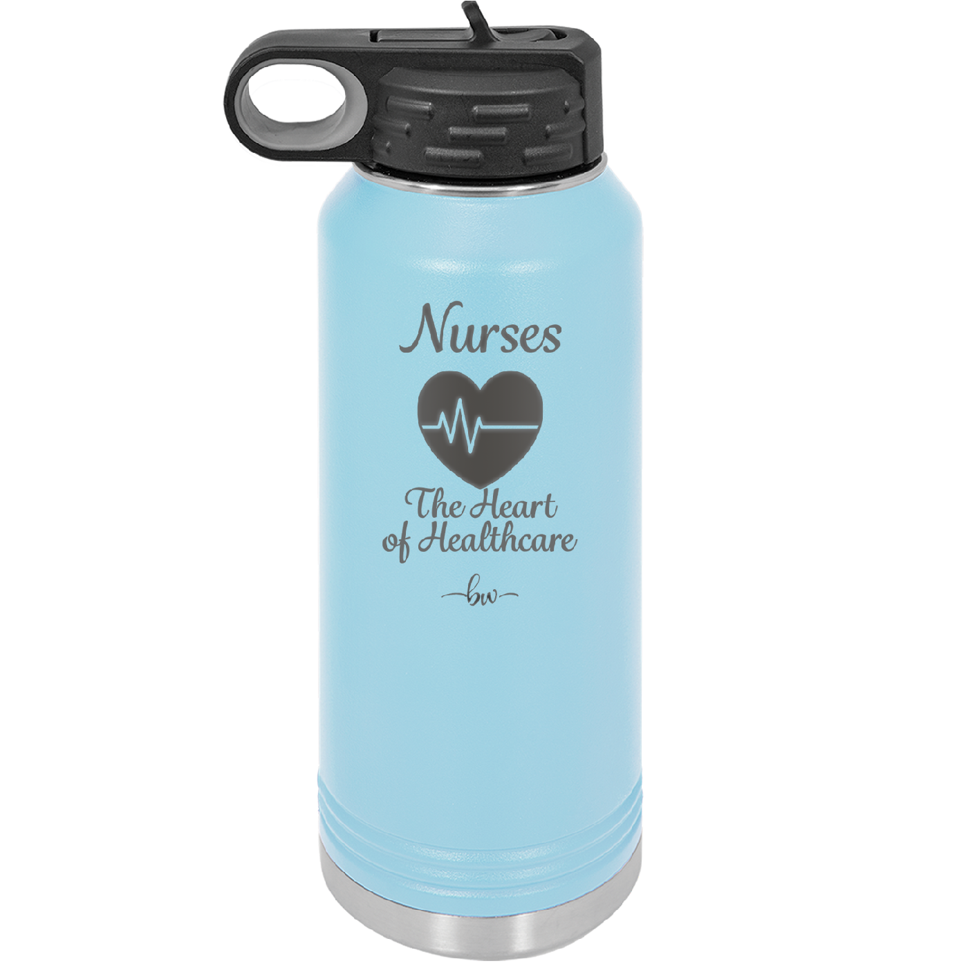 Nursing: The Heart of Healthcare - Laser Engraved Stainless Steel Drinkware - 1272 -