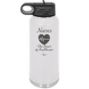 Nursing: The Heart of Healthcare - Laser Engraved Stainless Steel Drinkware - 1272 -