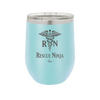 RN Rescue Ninja Nurse Caduceus - Laser Engraved Stainless Steel Drinkware - 1274 -