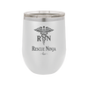 RN Rescue Ninja Nurse Caduceus - Laser Engraved Stainless Steel Drinkware - 1274 -