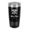 RN Rescue Ninja Nurse Caduceus - Laser Engraved Stainless Steel Drinkware - 1274 -