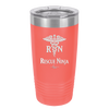 RN Rescue Ninja Nurse Caduceus - Laser Engraved Stainless Steel Drinkware - 1274 -