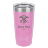 RN Rescue Ninja Nurse Caduceus - Laser Engraved Stainless Steel Drinkware - 1274 -