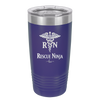 RN Rescue Ninja Nurse Caduceus - Laser Engraved Stainless Steel Drinkware - 1274 -