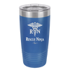 RN Rescue Ninja Nurse Caduceus - Laser Engraved Stainless Steel Drinkware - 1274 -