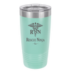 RN Rescue Ninja Nurse Caduceus - Laser Engraved Stainless Steel Drinkware - 1274 -