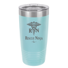 RN Rescue Ninja Nurse Caduceus - Laser Engraved Stainless Steel Drinkware - 1274 -
