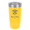 RN Rescue Ninja Nurse Caduceus - Laser Engraved Stainless Steel Drinkware - 1274 -