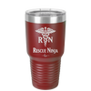 RN Rescue Ninja Nurse Caduceus - Laser Engraved Stainless Steel Drinkware - 1274 -