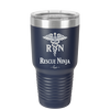 RN Rescue Ninja Nurse Caduceus - Laser Engraved Stainless Steel Drinkware - 1274 -