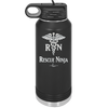 RN Rescue Ninja Nurse Caduceus - Laser Engraved Stainless Steel Drinkware - 1274 -