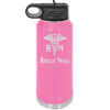RN Rescue Ninja Nurse Caduceus - Laser Engraved Stainless Steel Drinkware - 1274 -