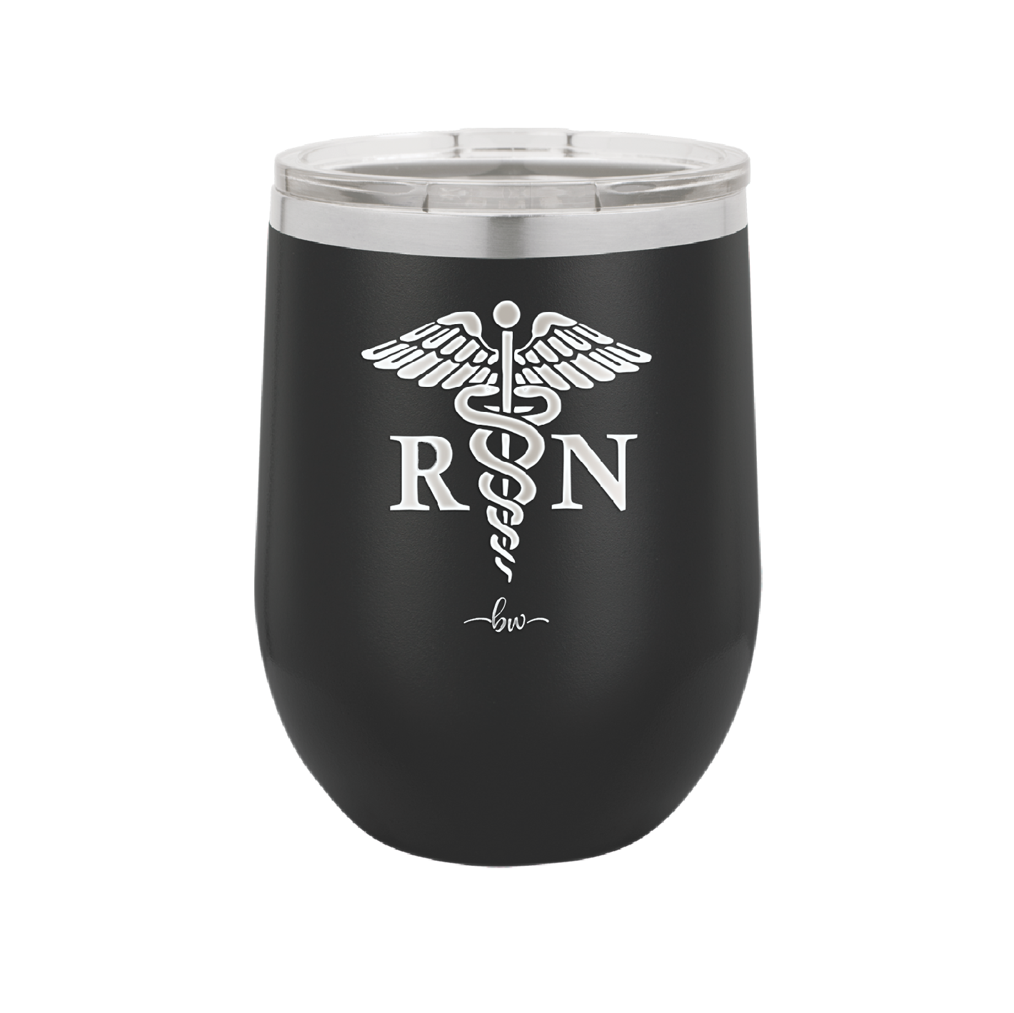 RN Caduceus Nursing - Laser Engraved Stainless Steel Drinkware - 1275 -