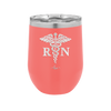 RN Caduceus Nursing - Laser Engraved Stainless Steel Drinkware - 1275 -