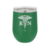 RN Caduceus Nursing - Laser Engraved Stainless Steel Drinkware - 1275 -