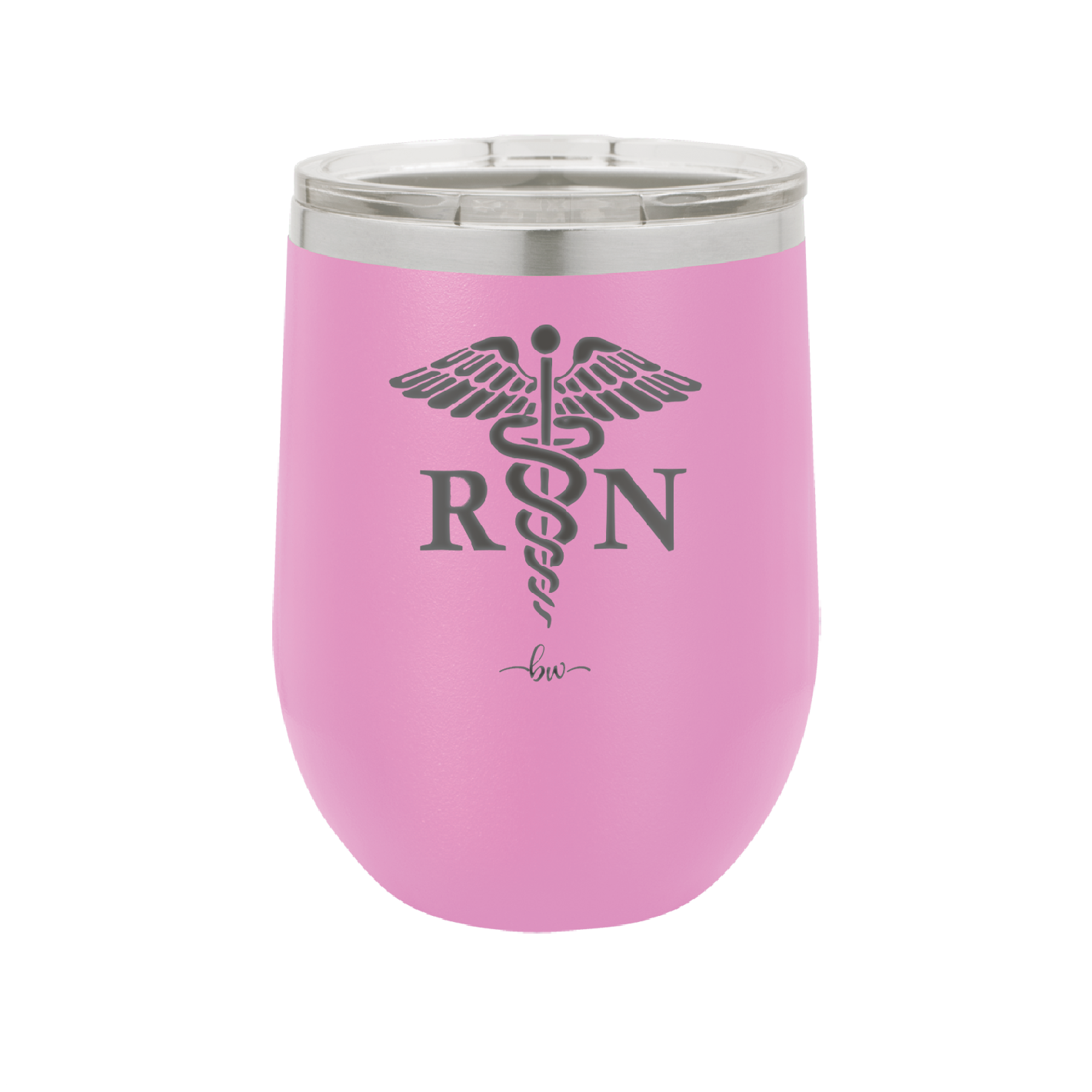 RN Caduceus Nursing - Laser Engraved Stainless Steel Drinkware - 1275 -