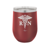 RN Caduceus Nursing - Laser Engraved Stainless Steel Drinkware - 1275 -