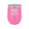 RN Caduceus Nursing - Laser Engraved Stainless Steel Drinkware - 1275 -