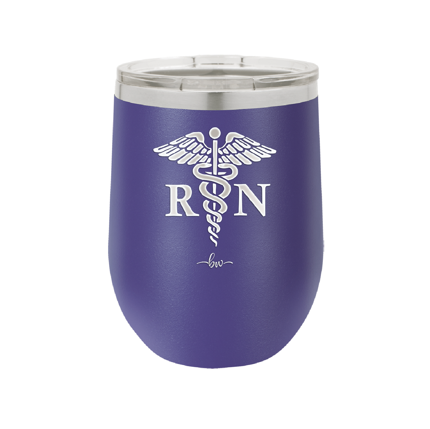 RN Caduceus Nursing - Laser Engraved Stainless Steel Drinkware - 1275 -