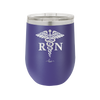 RN Caduceus Nursing - Laser Engraved Stainless Steel Drinkware - 1275 -