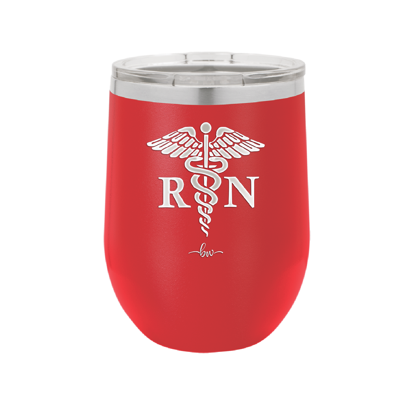 RN Caduceus Nursing - Laser Engraved Stainless Steel Drinkware - 1275 -