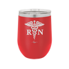 RN Caduceus Nursing - Laser Engraved Stainless Steel Drinkware - 1275 -