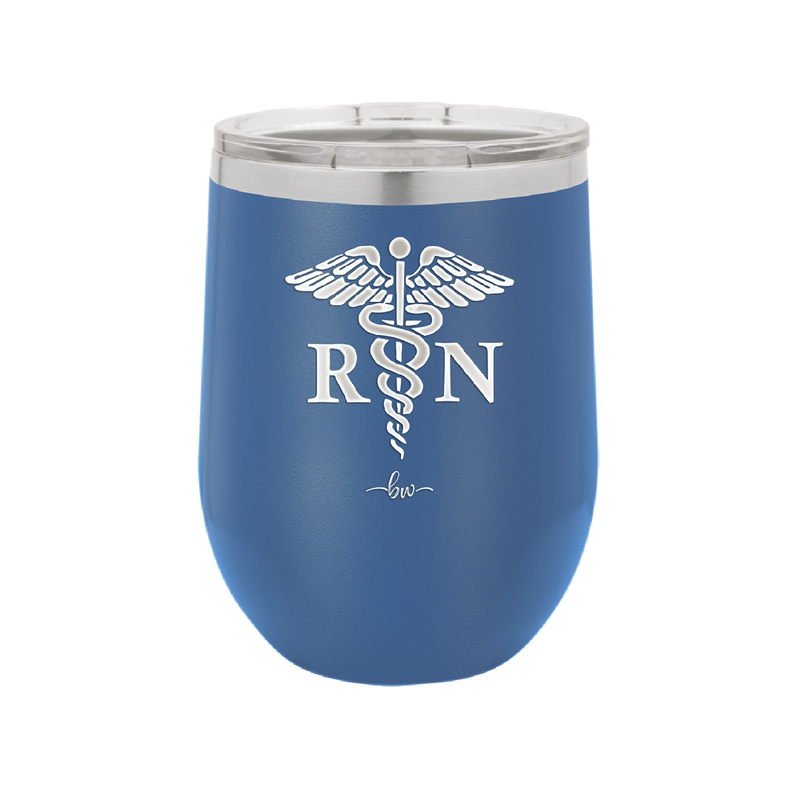 RN Caduceus Nursing - Laser Engraved Stainless Steel Drinkware - 1275 -