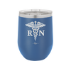 RN Caduceus Nursing - Laser Engraved Stainless Steel Drinkware - 1275 -