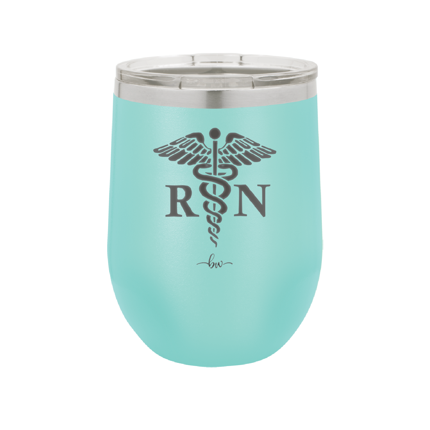 RN Caduceus Nursing - Laser Engraved Stainless Steel Drinkware - 1275 -