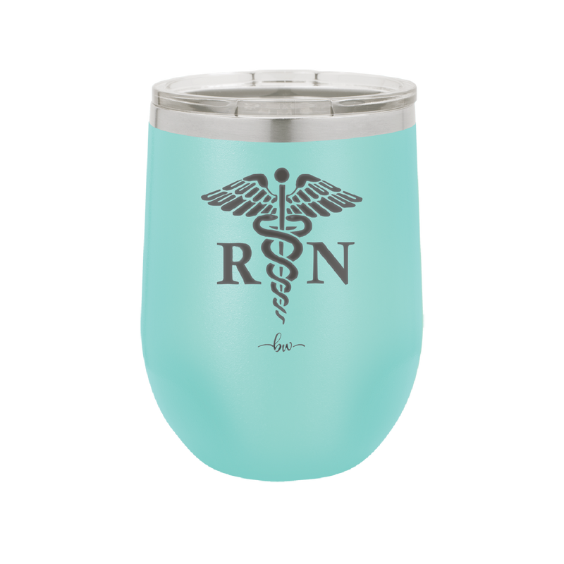 RN Caduceus Nursing - Laser Engraved Stainless Steel Drinkware - 1275 -
