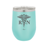 RN Caduceus Nursing - Laser Engraved Stainless Steel Drinkware - 1275 -