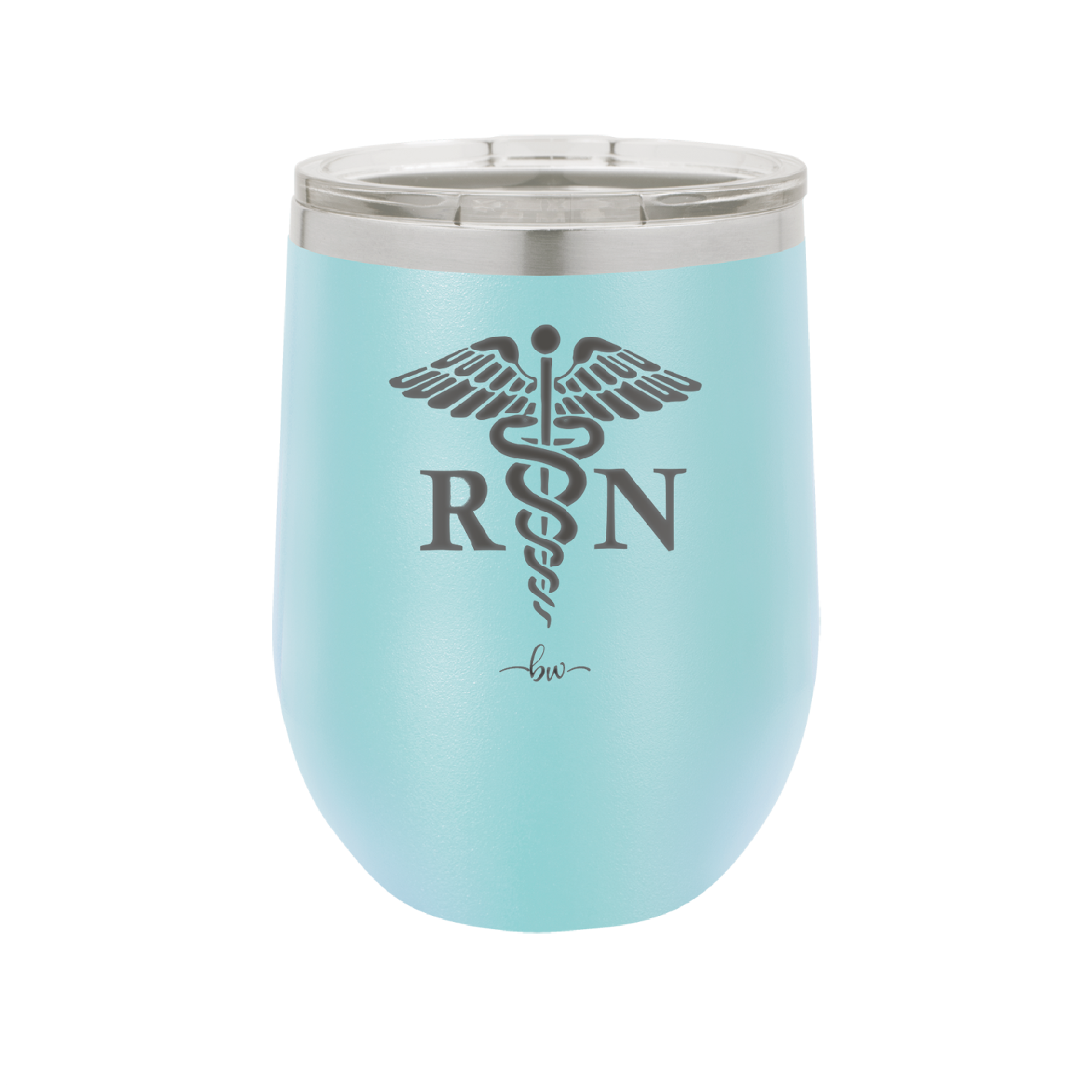 RN Caduceus Nursing - Laser Engraved Stainless Steel Drinkware - 1275 -