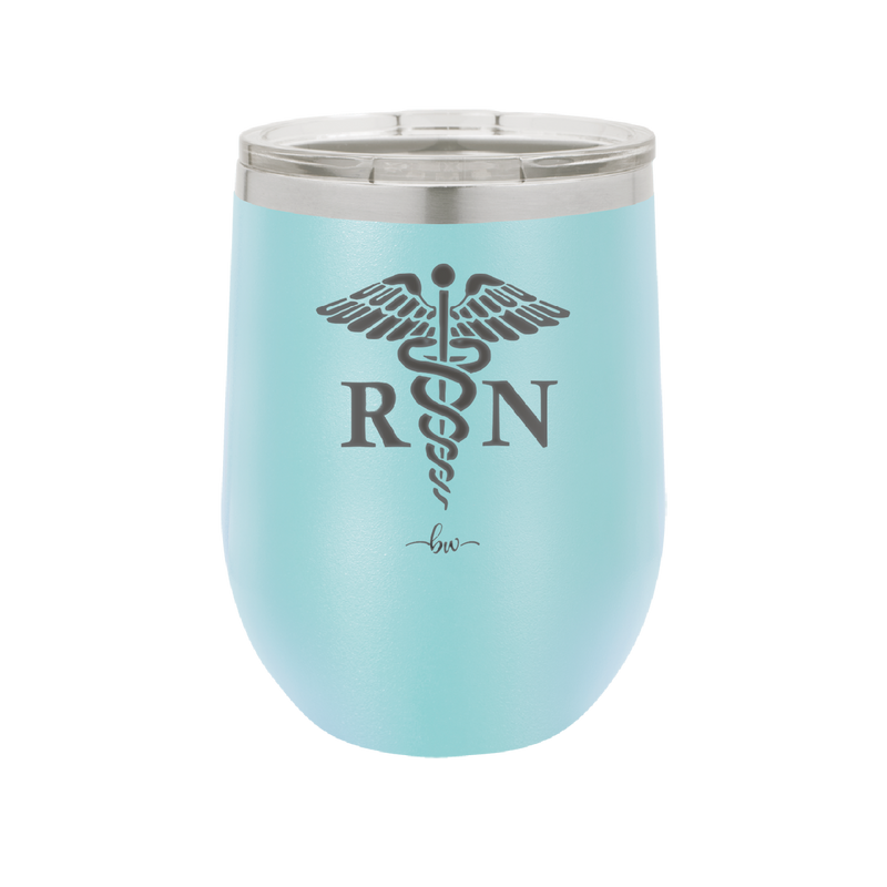 RN Caduceus Nursing - Laser Engraved Stainless Steel Drinkware - 1275 -