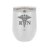 RN Caduceus Nursing - Laser Engraved Stainless Steel Drinkware - 1275 -