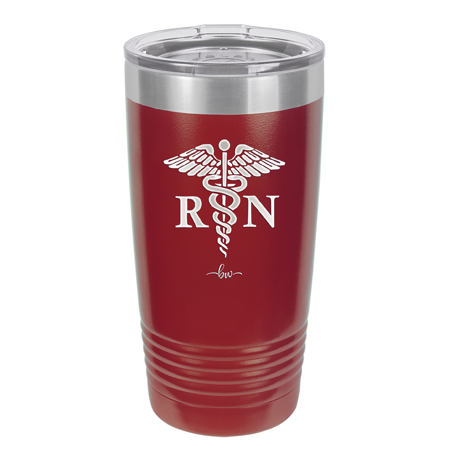 RN Caduceus Nursing - Laser Engraved Stainless Steel Drinkware - 1275 -