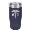 RN Caduceus Nursing - Laser Engraved Stainless Steel Drinkware - 1275 -