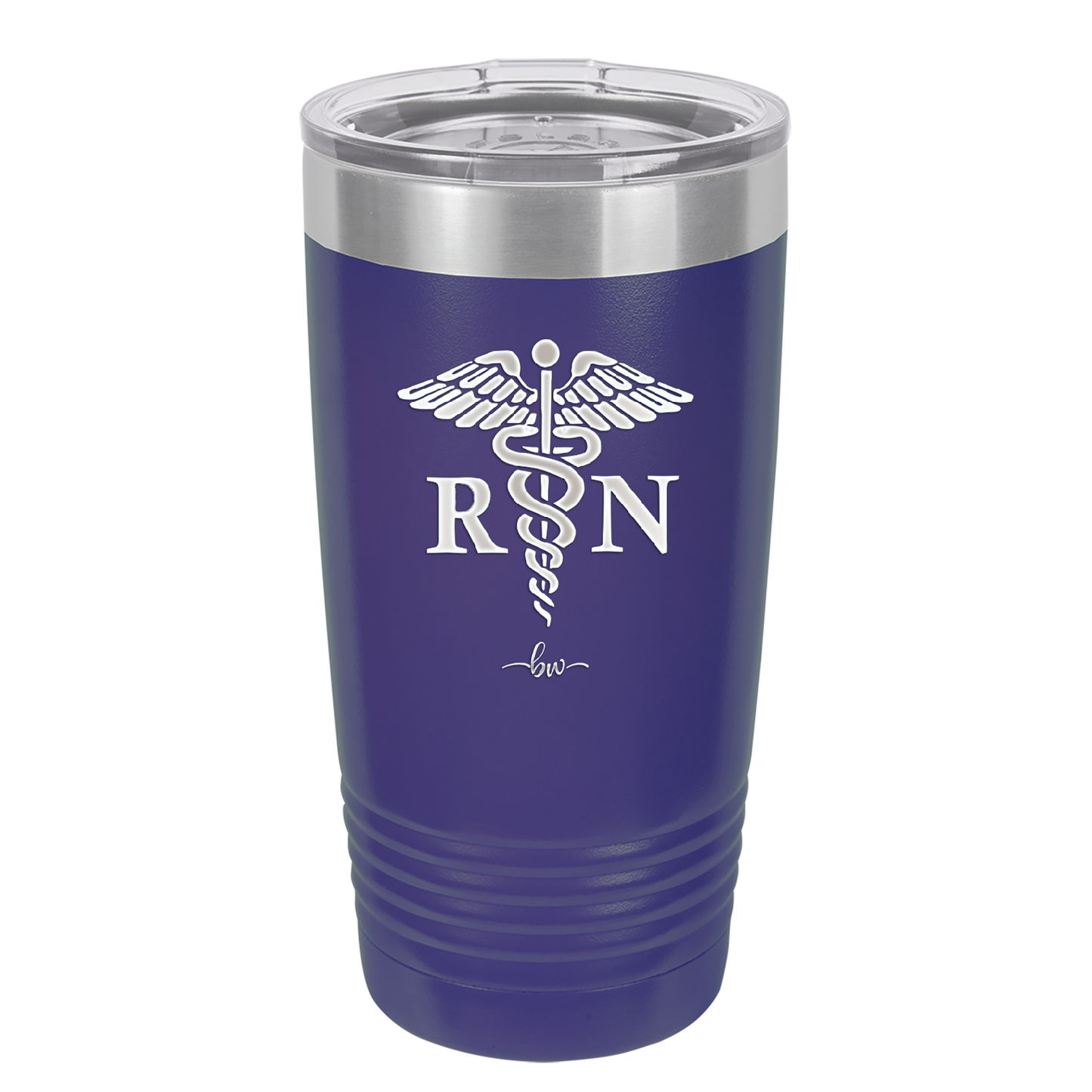 RN Caduceus Nursing - Laser Engraved Stainless Steel Drinkware - 1275 -