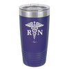 RN Caduceus Nursing - Laser Engraved Stainless Steel Drinkware - 1275 -