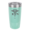 RN Caduceus Nursing - Laser Engraved Stainless Steel Drinkware - 1275 -