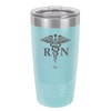 RN Caduceus Nursing - Laser Engraved Stainless Steel Drinkware - 1275 -