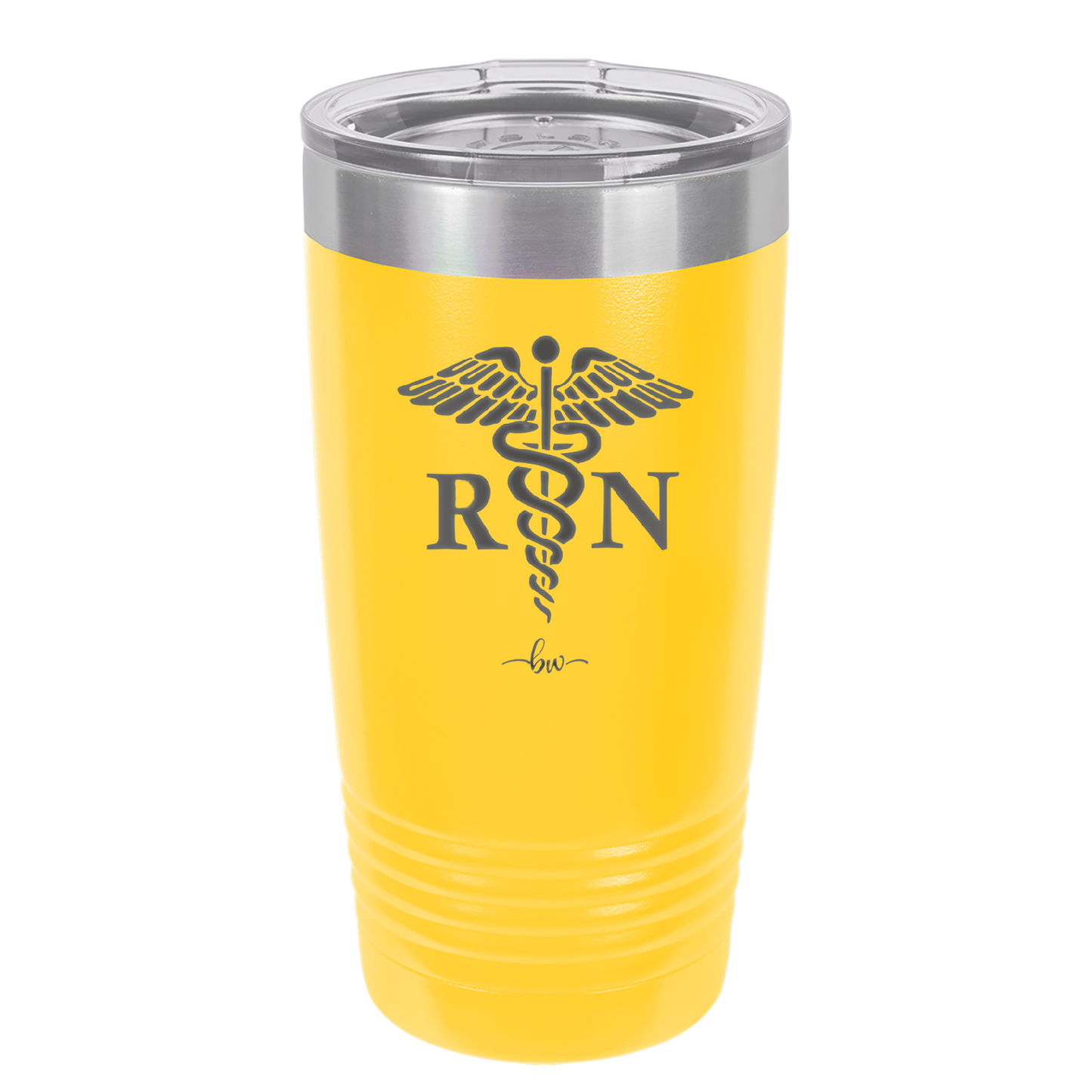 RN Caduceus Nursing - Laser Engraved Stainless Steel Drinkware - 1275 -