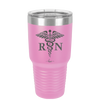 RN Caduceus Nursing - Laser Engraved Stainless Steel Drinkware - 1275 -