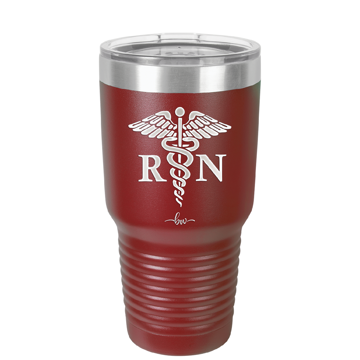 RN Caduceus Nursing - Laser Engraved Stainless Steel Drinkware - 1275 -