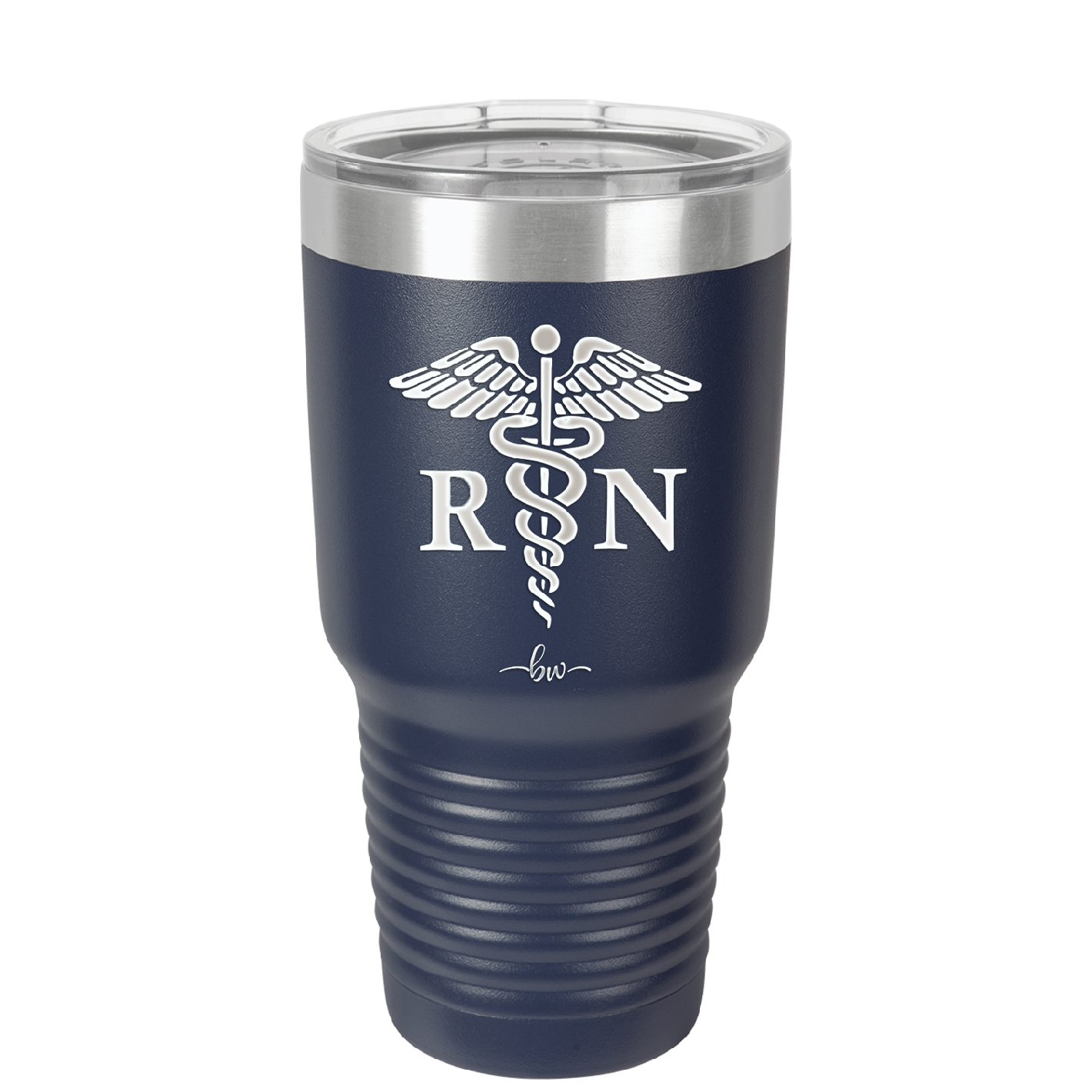 RN Caduceus Nursing - Laser Engraved Stainless Steel Drinkware - 1275 -